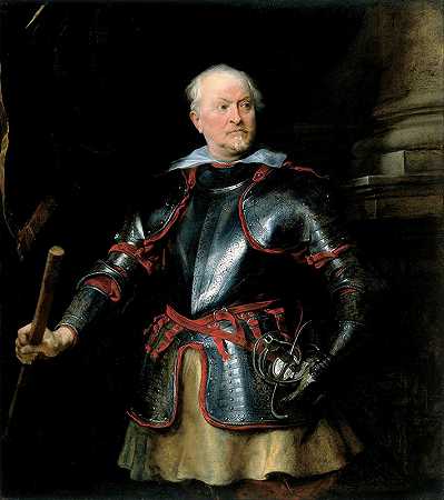 安东尼·范·戴克（Anthony van Dyck）的《披甲男子肖像》