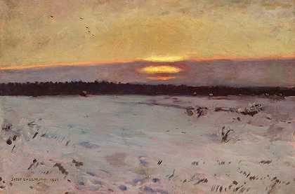 《冬天的日落》作者：乔泽夫·切蒙斯基