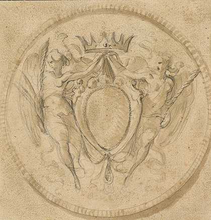 《雷佐尼科家族的纹章，王冠为王冠，朱塞佩·凯德斯（Giuseppe Cades）双翼胜利勋章