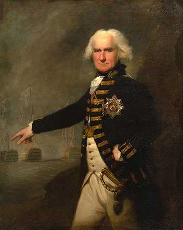 Lemuel Francis Abbott的《Bridport勋爵海军上将》