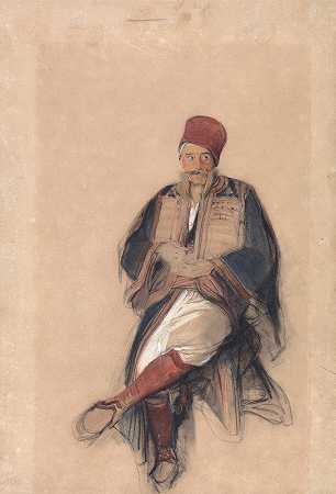 约翰·弗雷德里克·刘易斯的《坐着的土耳其人》