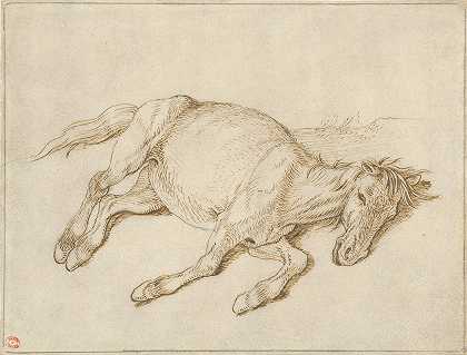 《侧卧的马》（Sinibaldo Scorza）