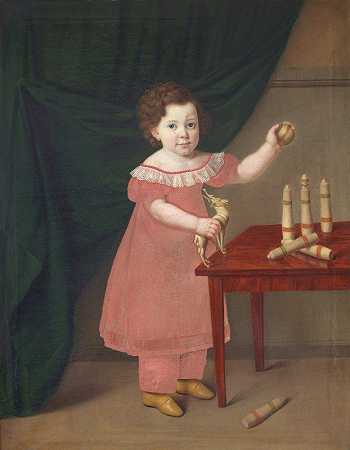 约翰·安东·贝奇的儿童肖像