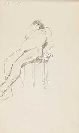 “阿道夫·斯特恩斯丘斯（Adolf Sternschuss）的一位躺在椅子上的女人的档案