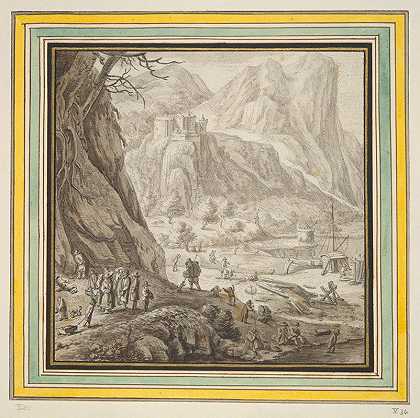 赫尔曼·萨夫特莱文《高山接壤的山谷》