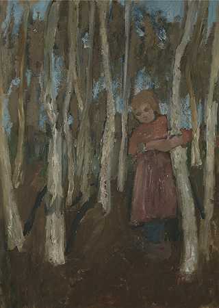 保拉·莫德索恩·贝克尔的《白桦林中的女孩》