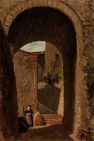 埃利胡·韦德尔的《与女人的拱门》