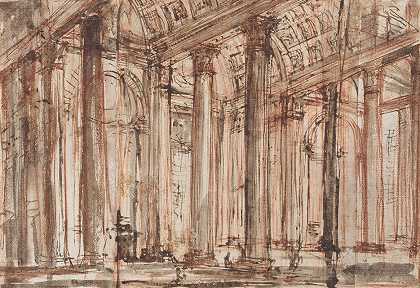 乔瓦尼·巴蒂斯塔·皮拉内西的《万神殿的门廊》
