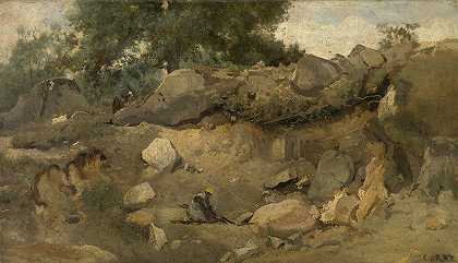 让-巴蒂斯特·卡米尔·科罗的《枫丹白露柴斯玛丽采石场》
