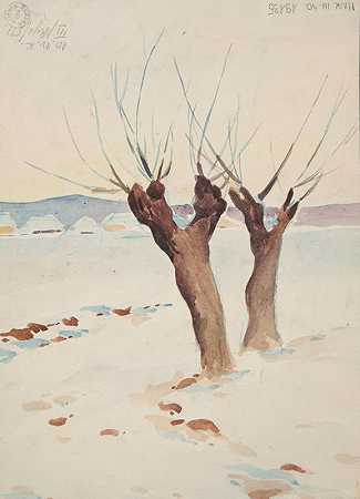 伊万·伊万内克的《两棵柳树》