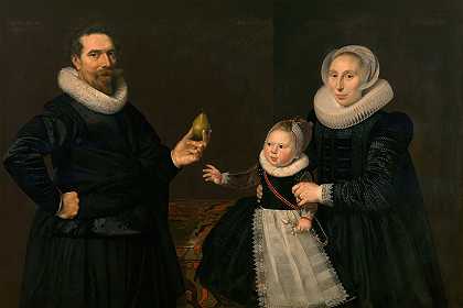 科内利斯·范德沃特的《家庭肖像》