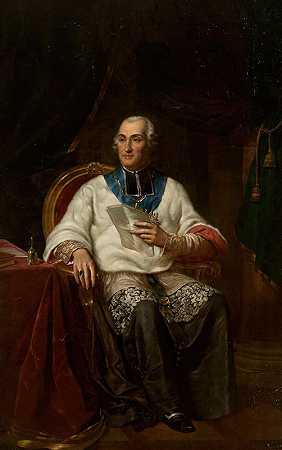 “安东尼·布罗多夫斯基的卡米涅克主教亚当·克拉辛斯基（1714-1800）肖像