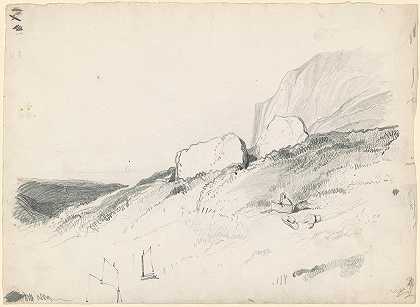 塞斯·威尔斯·切尼的《岩石风景》