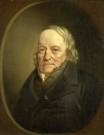 扬·科内利斯·范·罗苏姆（Jan Cornelis van Rossum）的《诗人和哲学家约翰·金克的肖像》（Liège教授）