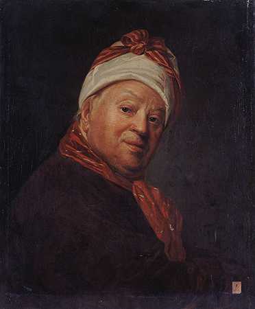 “画家埃蒂安·乔拉特（1699-1789）的肖像画