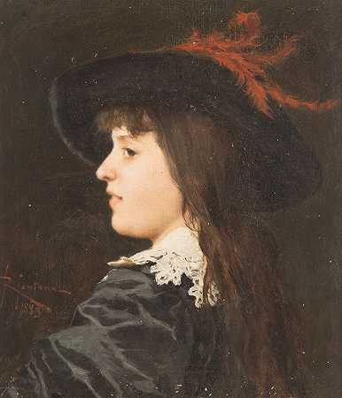 罗伯托·丰塔纳的《女士肖像》