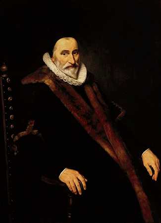 科内利斯·范德沃特的《科内利·彼得斯·胡夫特肖像》