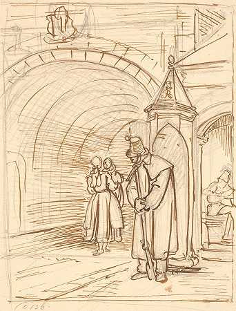 威廉·马斯特兰德的《卡斯特尔斯波特雕像卫队》