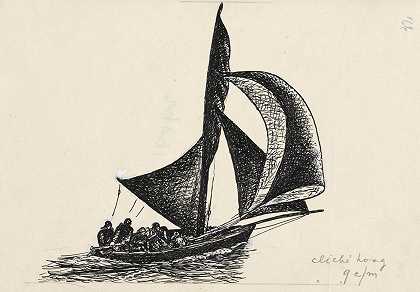 亚历山大·科恩（Alexander Cohen）的《从无政府到君主制》（From Anarchy to Monarchy）设计书插图利奥·盖斯特尔（Leo Gestel）的《帆船》（Sailboat）