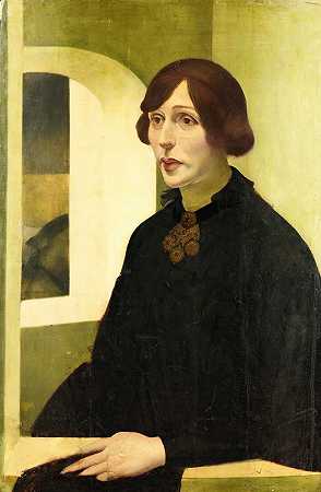 亚历山大·叶夫根尼耶维奇·雅科夫列夫的《艾琳·冯·拉德洛夫肖像》