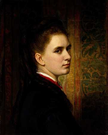 乔治·彼得·亚历山大·希利的《艺术家的女儿玛丽亚·希利肖像》