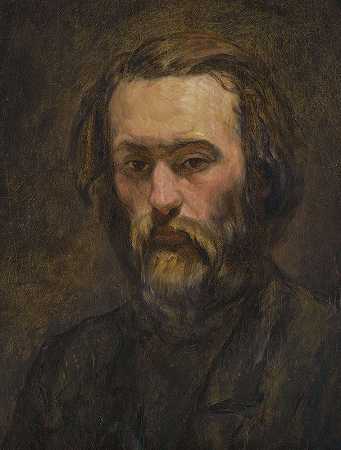 “肖像男作者：Paul Cézanne