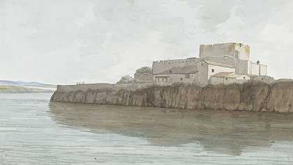 亚伯拉罕·路易斯·鲁道夫·杜克罗斯的《布鲁科利城堡的景色》