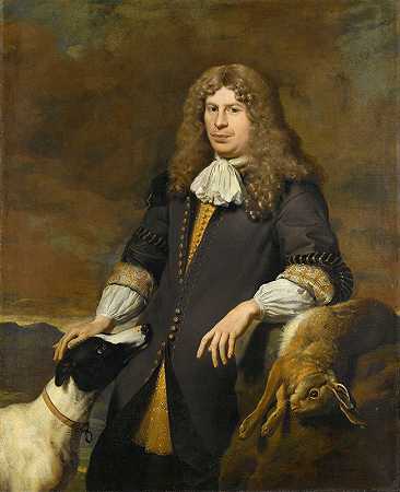 “一个人的肖像，可能是雅各布·德·格雷夫，1672年阿姆斯特丹市议员，卡雷尔·杜贾尔丁