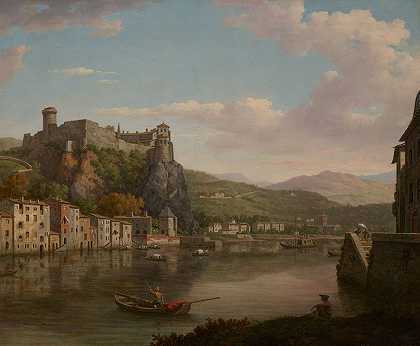 威廉·马洛（William Marlow）的《塞纳和皮埃尔·西泽城堡（法国里昂）》