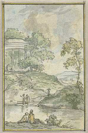 朱里亚安·安德列森的《圆形寺庙风景》