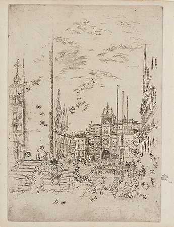 詹姆斯·阿博特·麦克尼尔·惠斯勒的《广场》