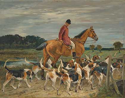 约翰·埃姆斯的《猎人与猎犬》