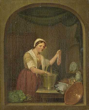 Jan de Ruyter的《厨房女佣》