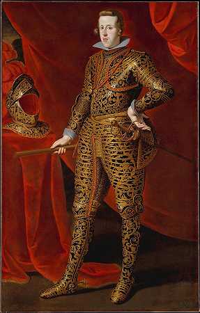 加斯帕·德·克莱尔的《菲利普四世穿游行盔甲》