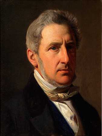 康斯坦丁·汉森的《乡绅阿尔弗雷德·黑格肖像》（1803-1872）