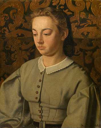 亨利·德·布雷克莱尔的《画家的妹妹贝西·德·布雷克利尔》