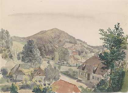 约翰·内波穆克·帕西尼（Johann Nepomuk Passini）的《在巴特·罗希茨·索尔布伦山谷》（Bad Rohitsch Sauerbrunn）