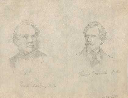 《画家威廉·鲍威尔·弗里斯和弗雷德里克·古德》，作者：尼凯斯·德·凯瑟