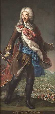 “Vittorio Amedeo II con la battaglia di Torino”作者：