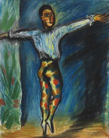 《综艺舞者》，1928年。-赫尔曼·马克斯·佩赫斯坦
