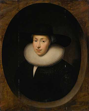 《一位女士的肖像》（Cornelis Jonson van Ceulen）