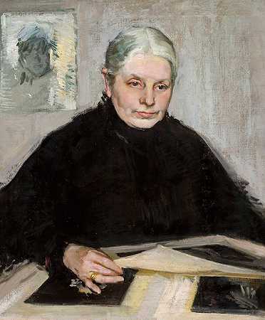 《艾米莉亚·米雷卡的肖像》，作者：康拉德·克尔齐（Konrad Krzyżanowski）