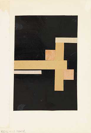 II设计：1926年，黑白相间，两个红色方块。-沃尔特·德塞尔
