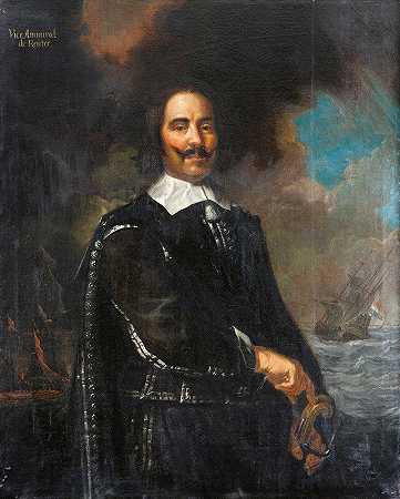 卡雷尔·范·曼德三世的《米歇尔·阿德里安佐恩·鲁特》（1607-76）