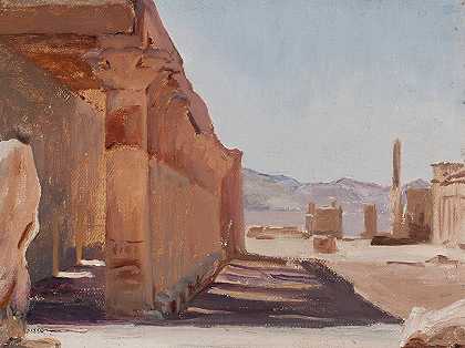 《神庙》，扬·奇·格林斯基（Jan Ciągliński）的埃及之旅