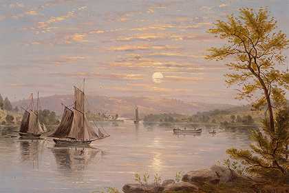 威廉·里卡比·米勒的《尚普兰湖日出》