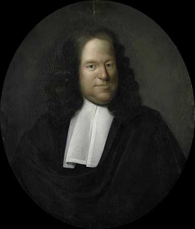 “荷兰东印度鹿特丹商会理事约翰·基维埃的肖像，1664年由彼得·范德维尔夫（Pieter Van Der Werff）选出