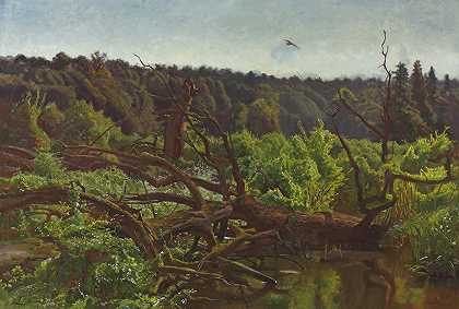 Jozef Chelmonski的《森林深处——风》
