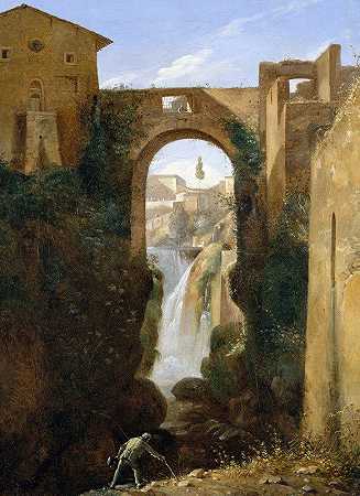弗朗索瓦·马利乌斯·格拉奈的《蒂沃里圣罗科桥和瀑布》