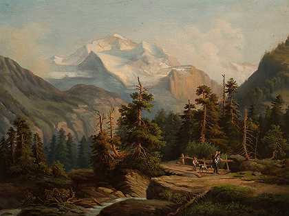 Feliks Brzozowski的《山地风景》